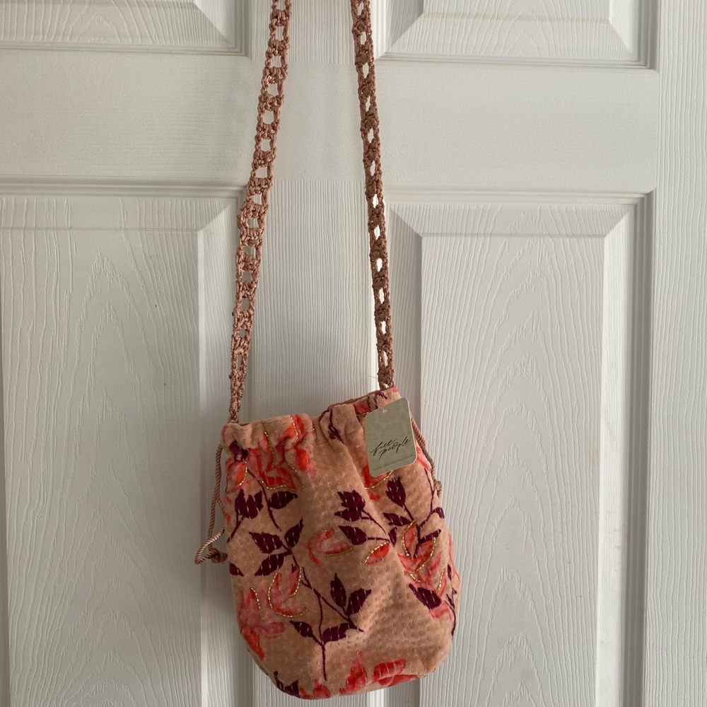 NWT FREE PEOPLE Velvet Moon Crossbody Bag